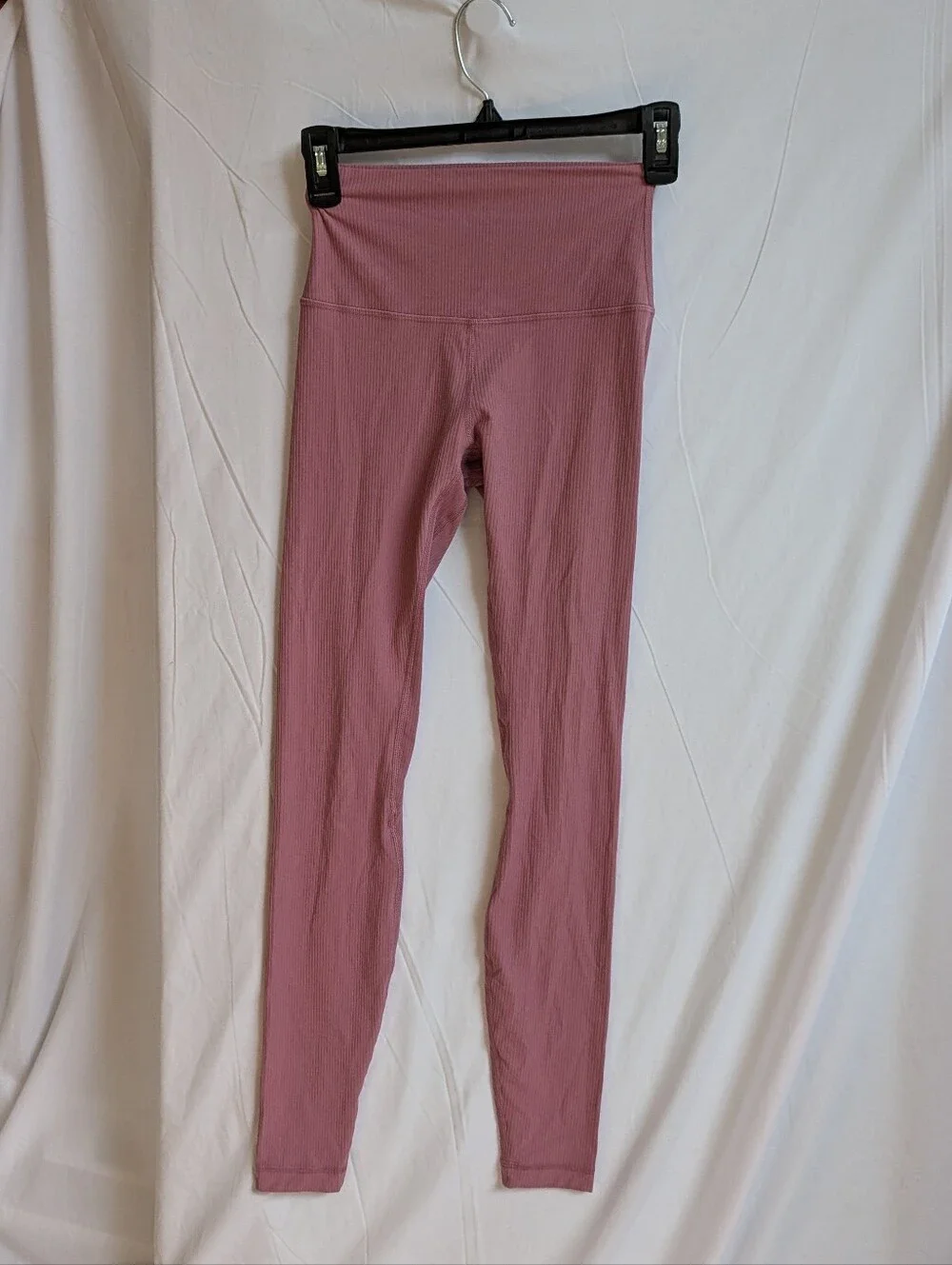 lululemon athletica Ribbed High-Rise Leggings - Dusty Rose